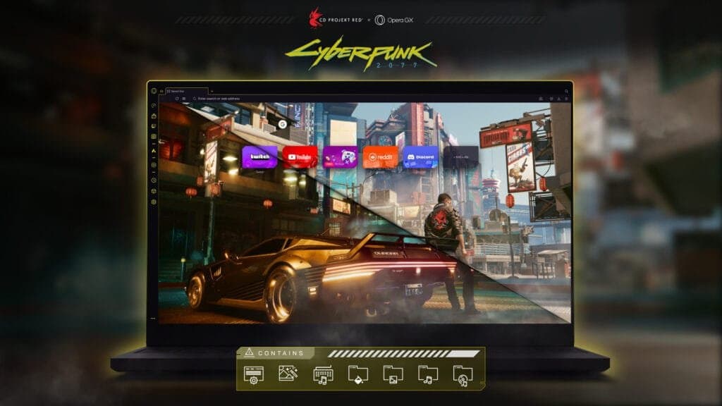 Opera GX traz Cyberpunk 2077 direto para o navegador!